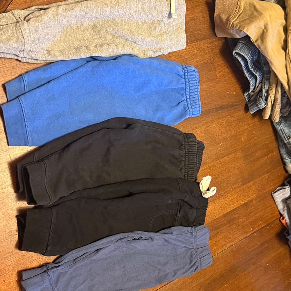 Garanimals Kids Jogger Pants - Gray, Blue, Black